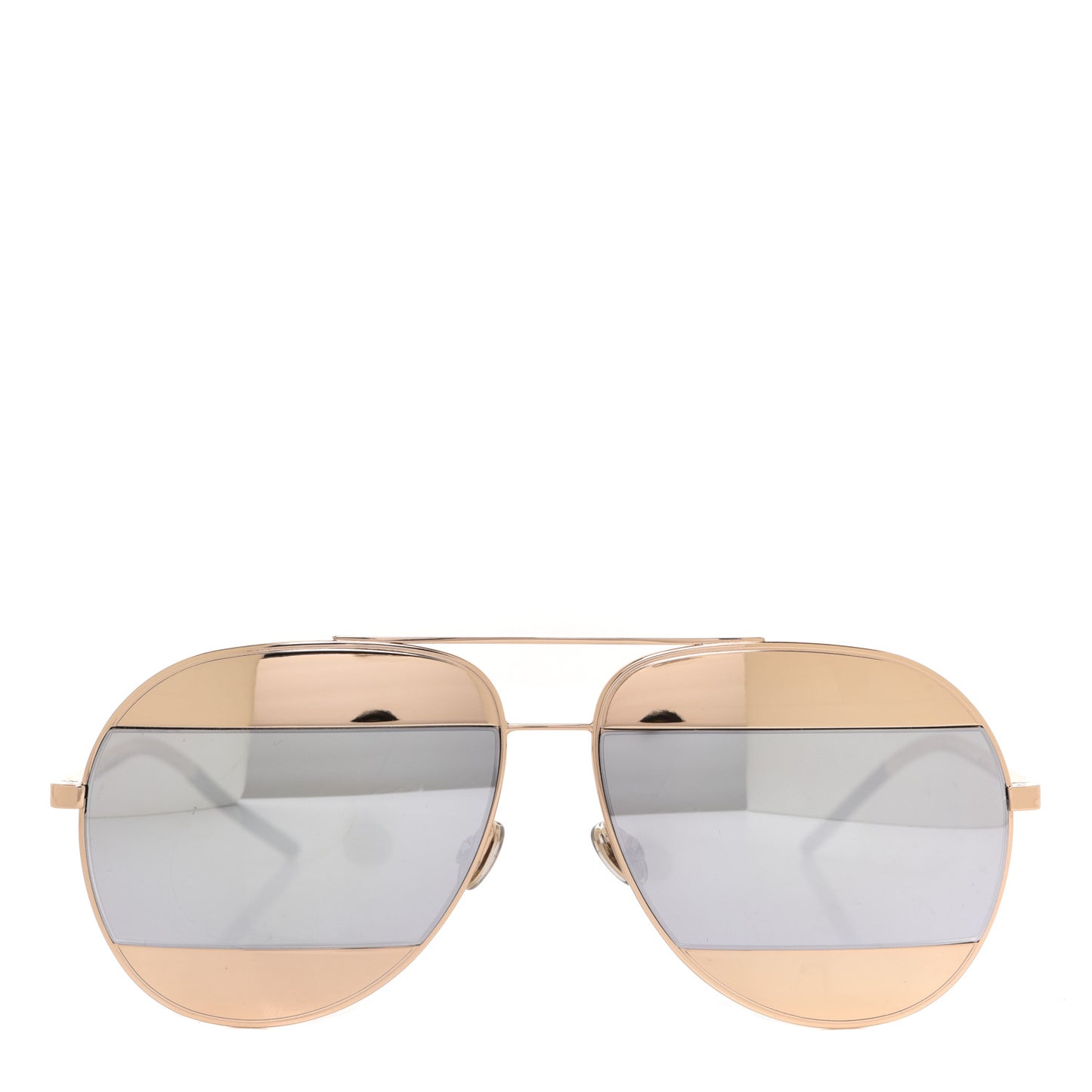 Split 1 Aviator Sunglasses Gold