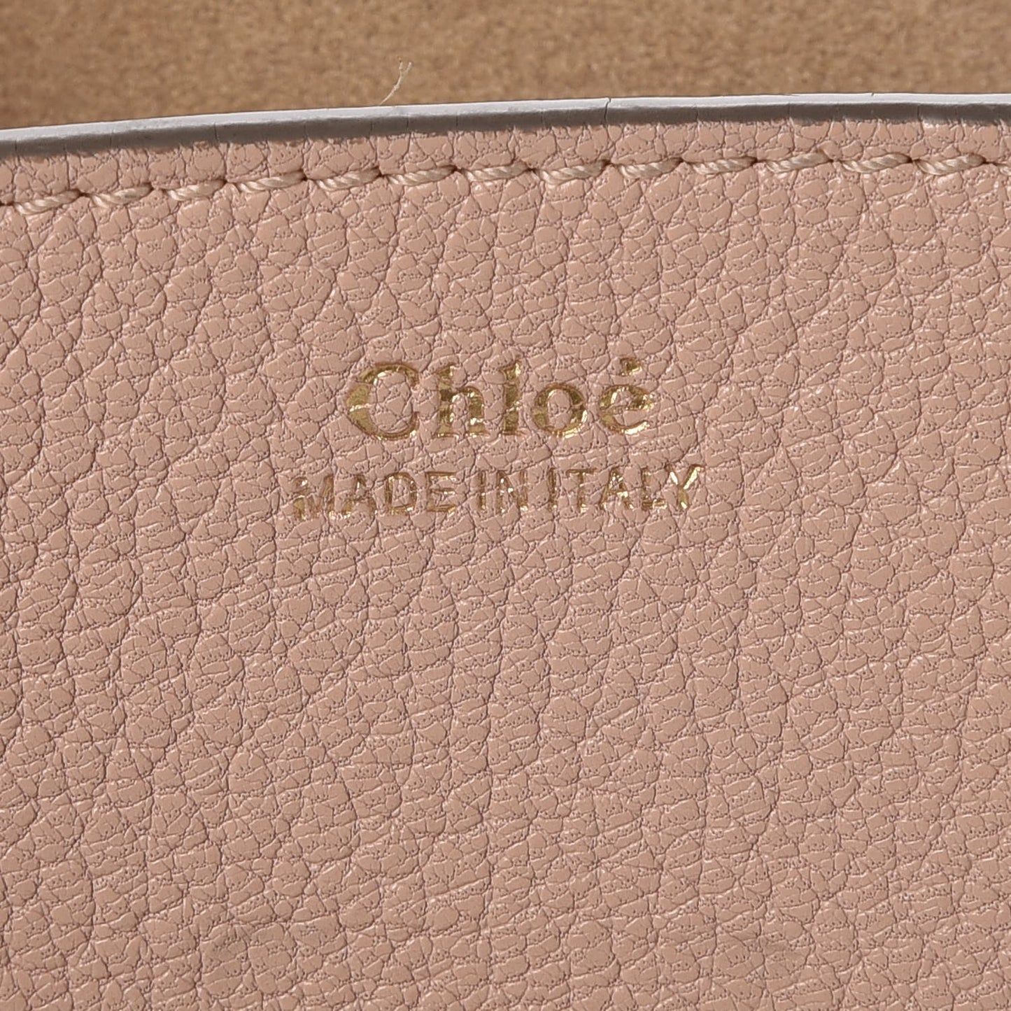 Grained Lambskin Mini Drew Shoulder Bag Cement Pink