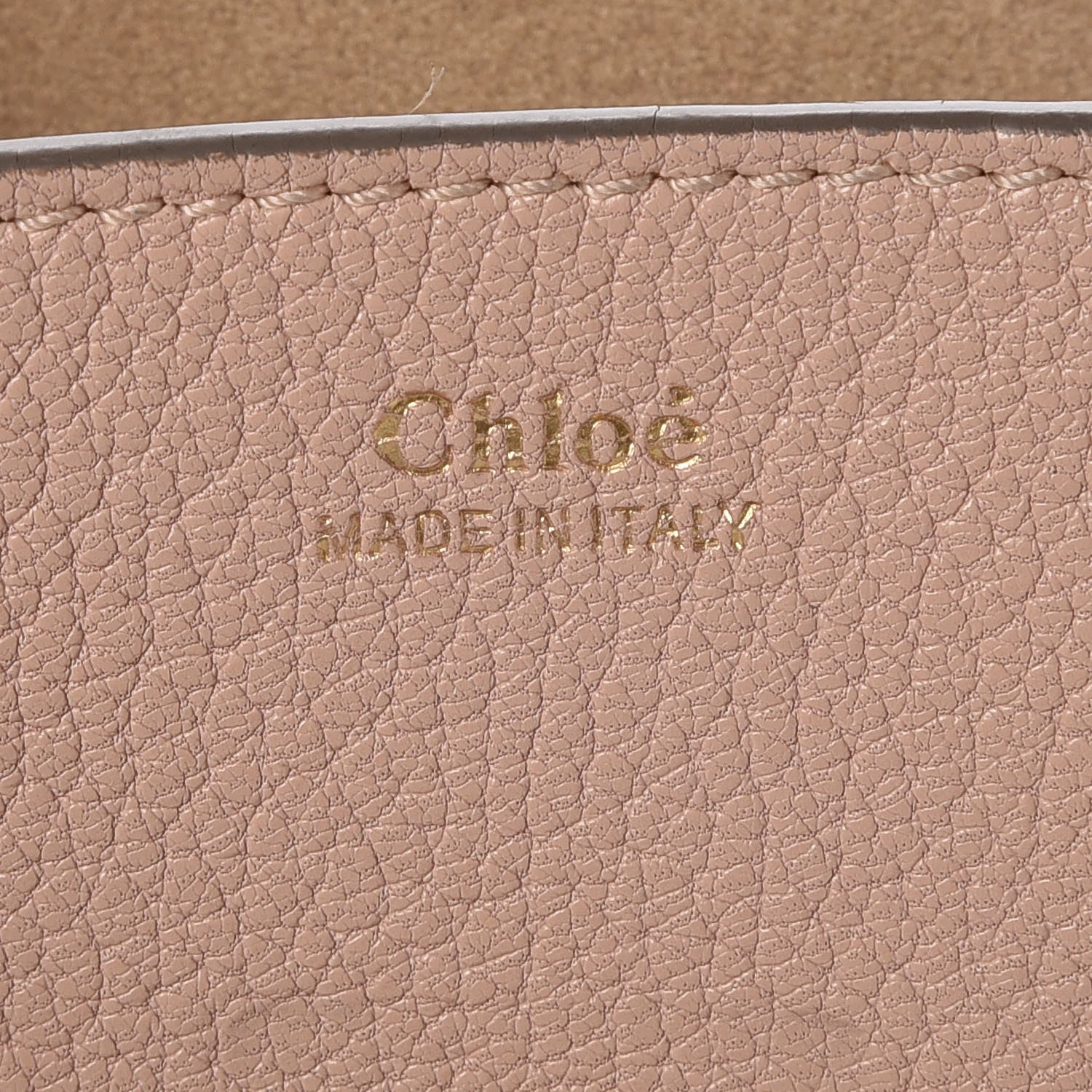 Chloe Grained Lambskin Mini Drew Shoulder Bag Cement Pink 5 of 10