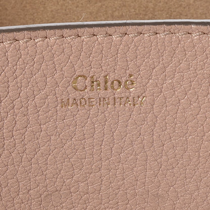 Chloe Grained Lambskin Mini Drew Shoulder Bag Cement Pink 5 of 10
