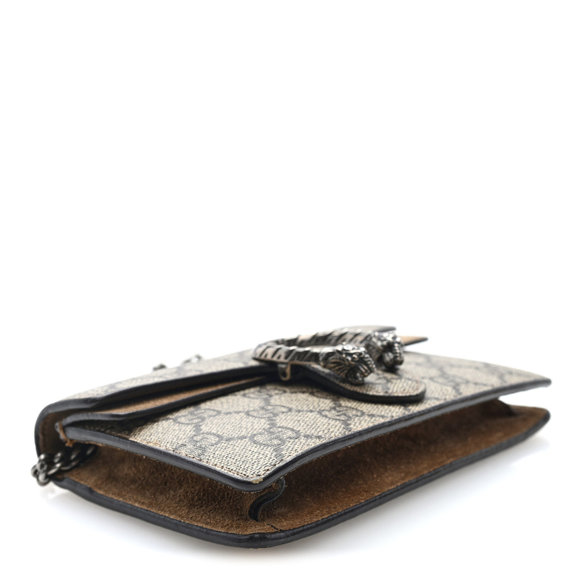 GG Supreme Monogram Super Mini Dionysus Shoulder Bag Taupe