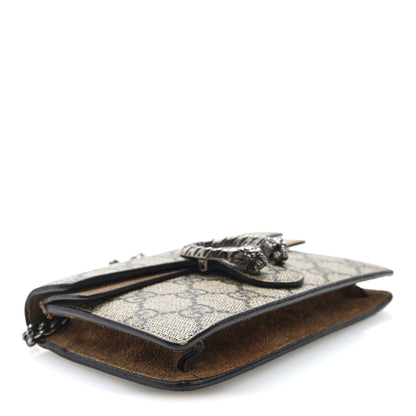 Gucci GG Supreme Monogram Super Mini Dionysus Shoulder Bag Taupe 3 of 8