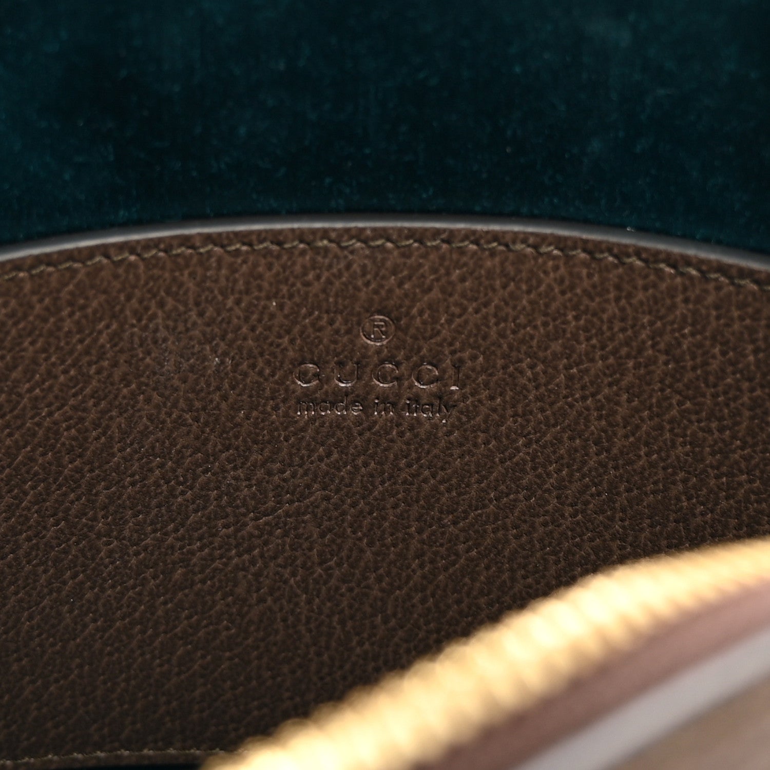 Gucci GG Supreme Monogram Textured Dollar Calfskin Web Small Ophidia Dome Shoulder Bag Beige Ebony New Acero 5 of 10