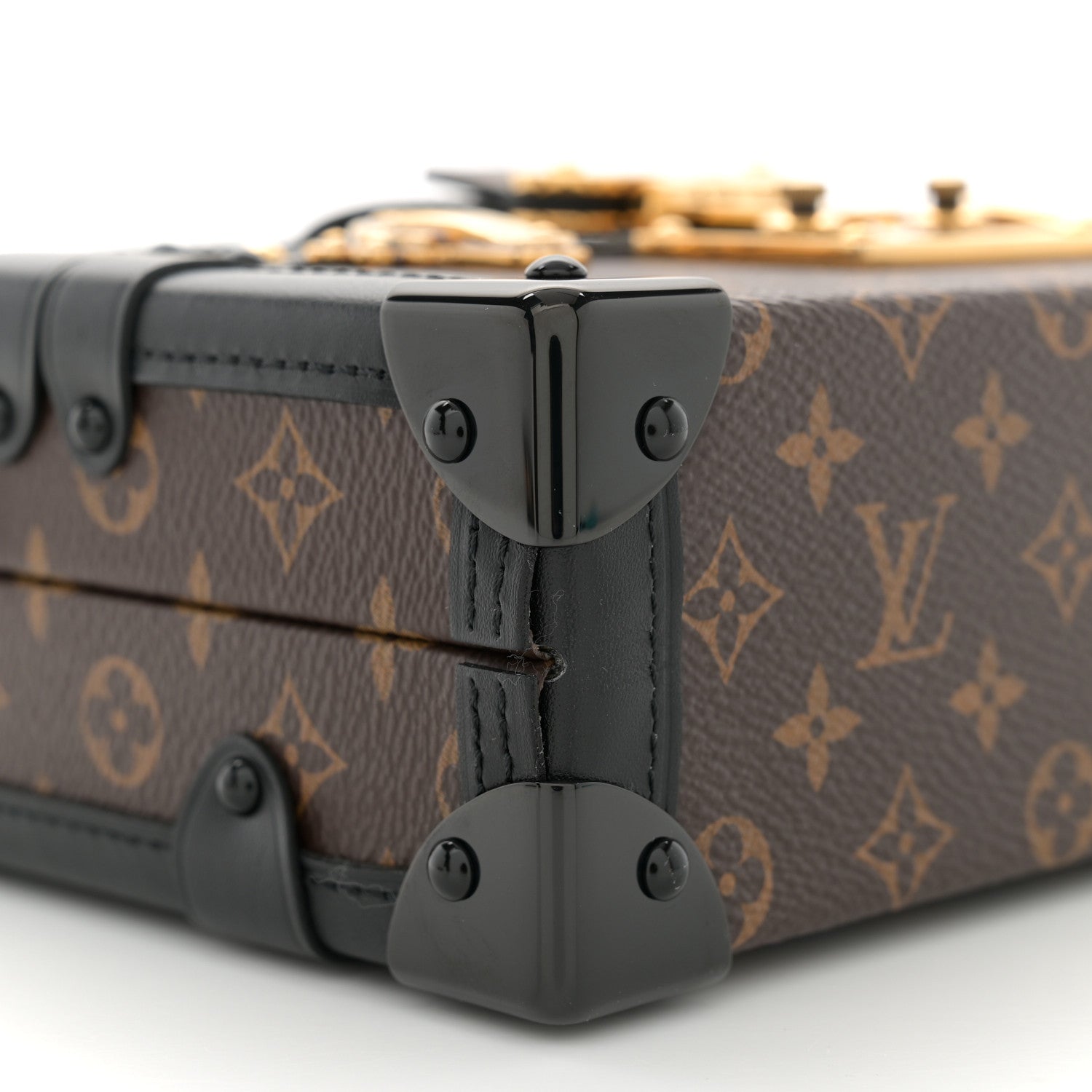 Louis Vuitton Monogram Petite Malle Black 8 of 10