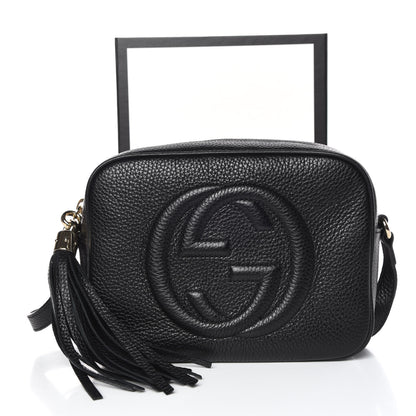 Gucci Pebbled Calfskin Small Soho Disco Bag Black 10 of 10