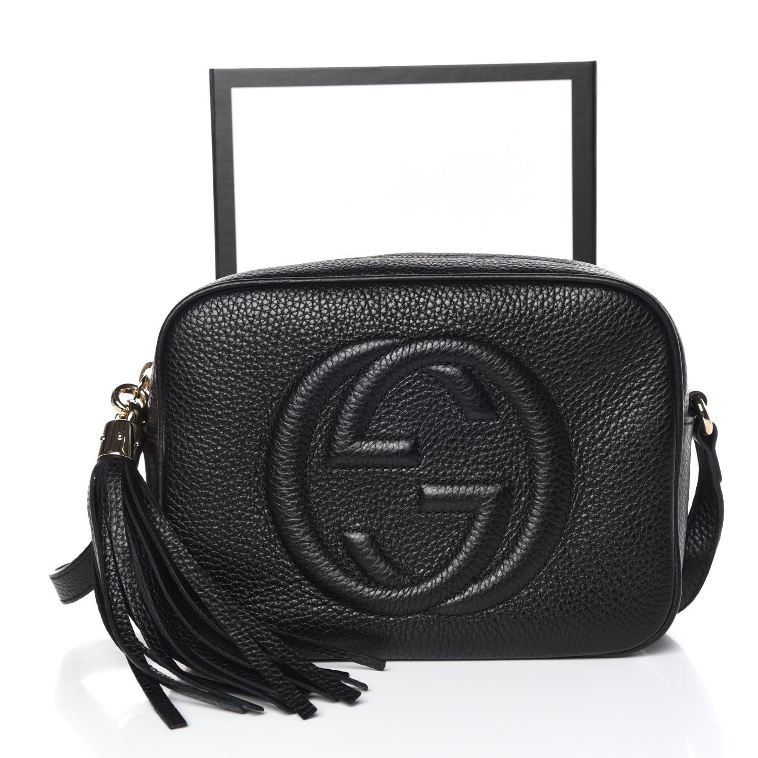 Gucci Pebbled Calfskin Small Soho Disco Bag Black 10 of 10