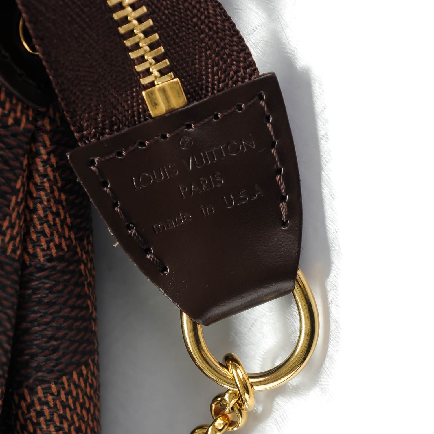 Louis Vuitton Damier Ebene Eva Clutch 6 of 7