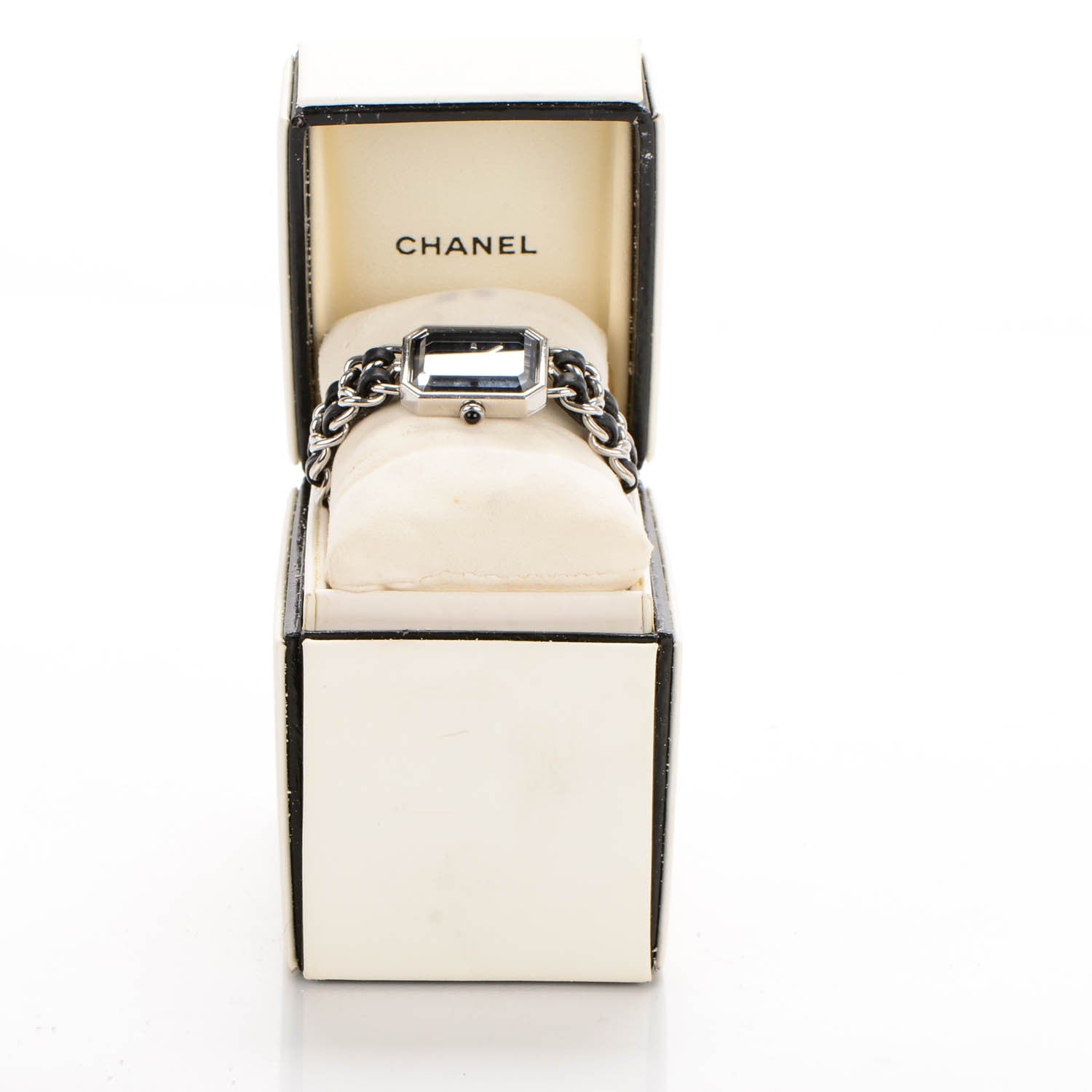 Chanel Stainless Steel Lambskin 20mm Chain Premiere Quartz Watch S 8 of 8