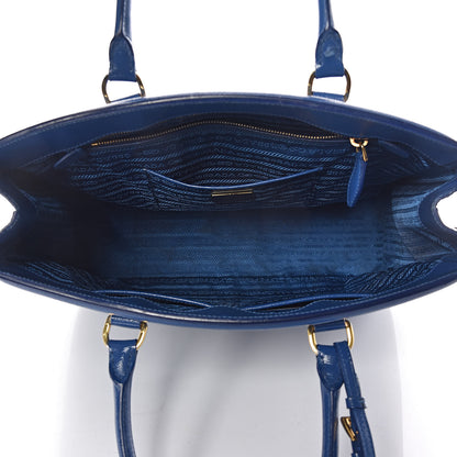 Prada Saffiano Vernice Shopping Tote Azzurro 5 of 26