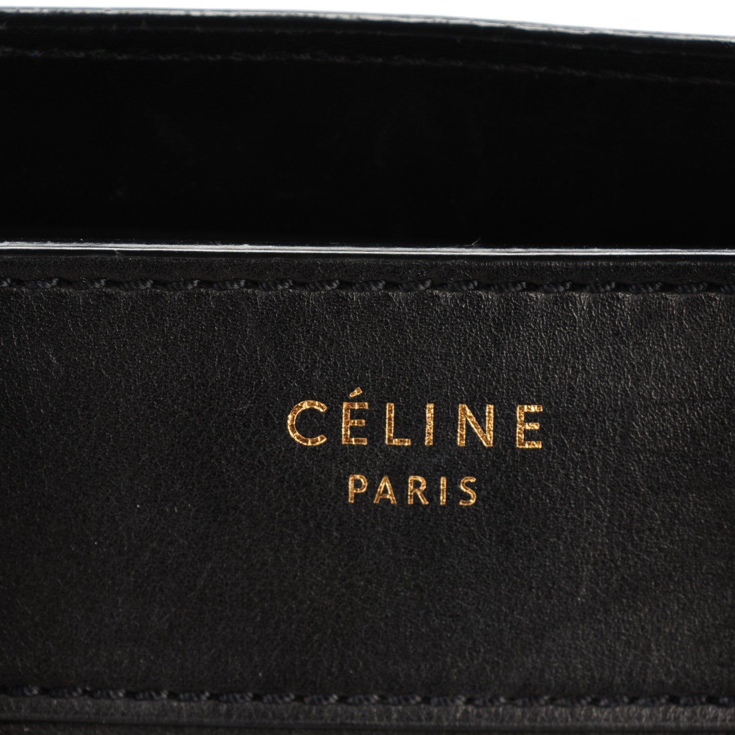 Celine Smooth Calfskin Micro Luggage Black 6 of 10