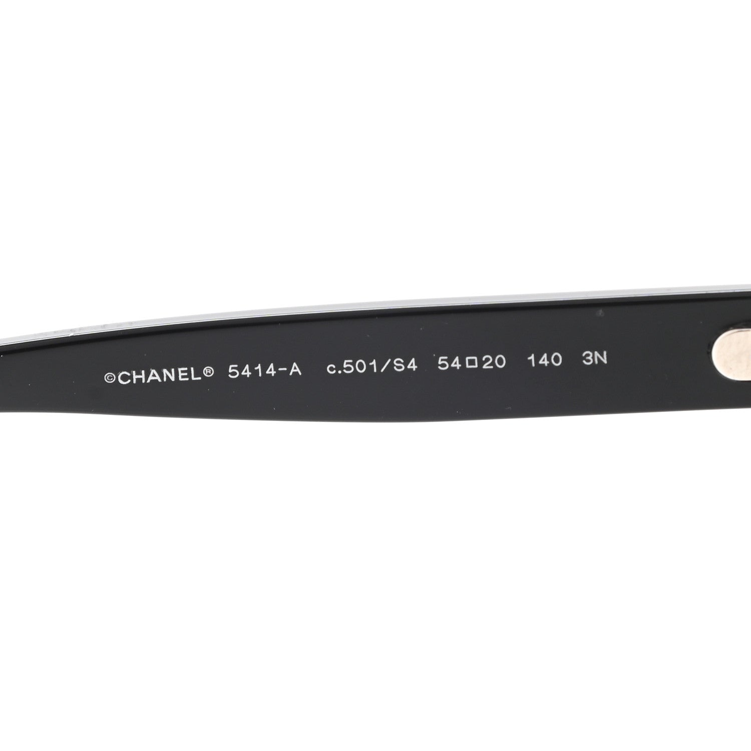 Chanel Acetate CC Butterfly Sunglasses 5414-A Black 5 of 8