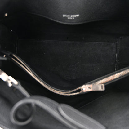 Saint Laurent Grained Calfskin Small Supple Sac De Jour Black 6 of 11