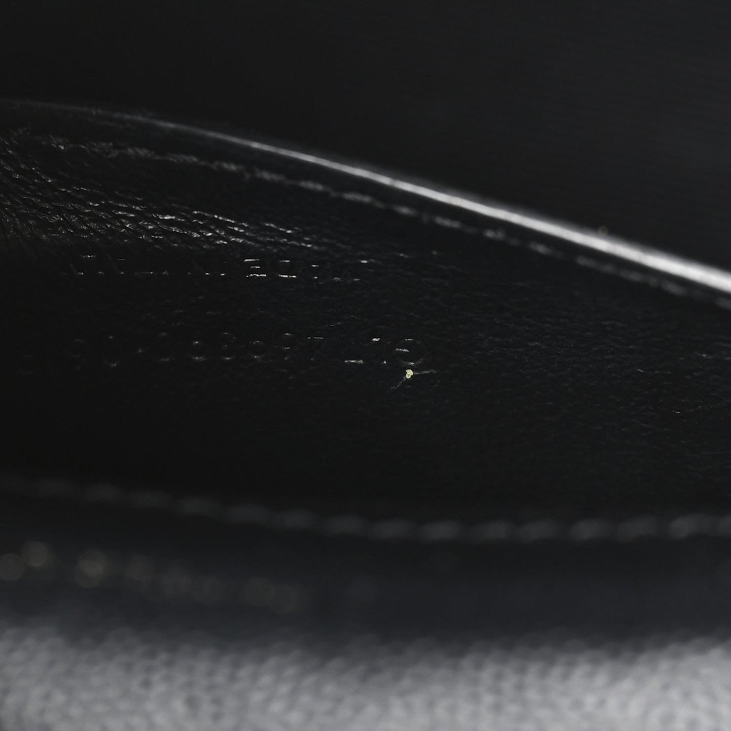Grain De Poudre Small Monogram Monochrome Kate Satchel Black
