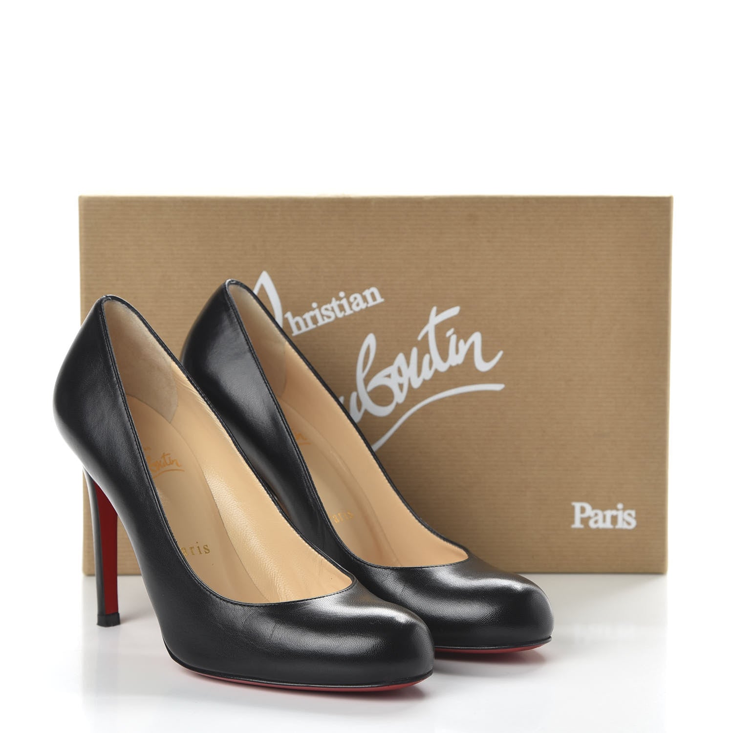 Christian Louboutin Kid Simple 100 Pumps 36.5 Black 8 of 9