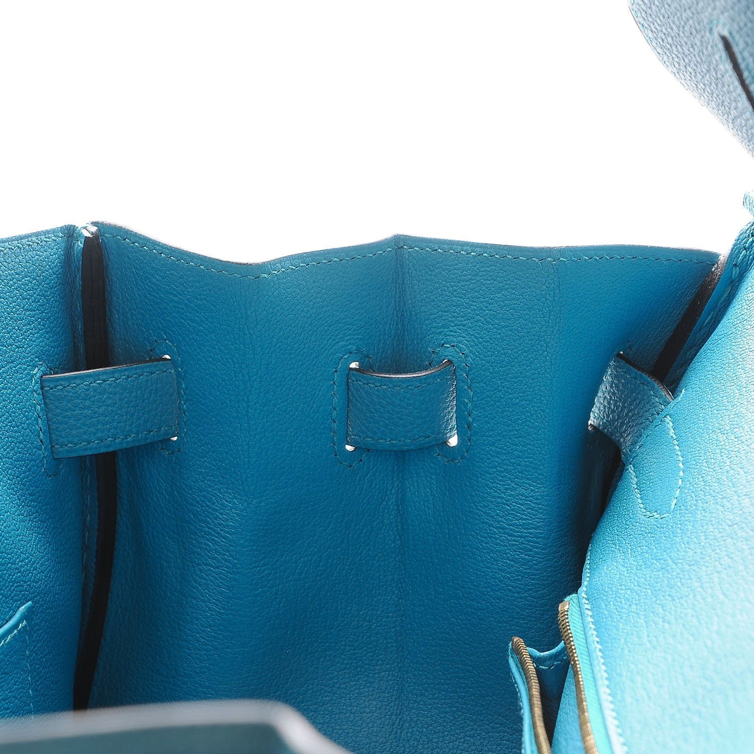 Hermes Togo Birkin 35 Turquoise 8 of 32