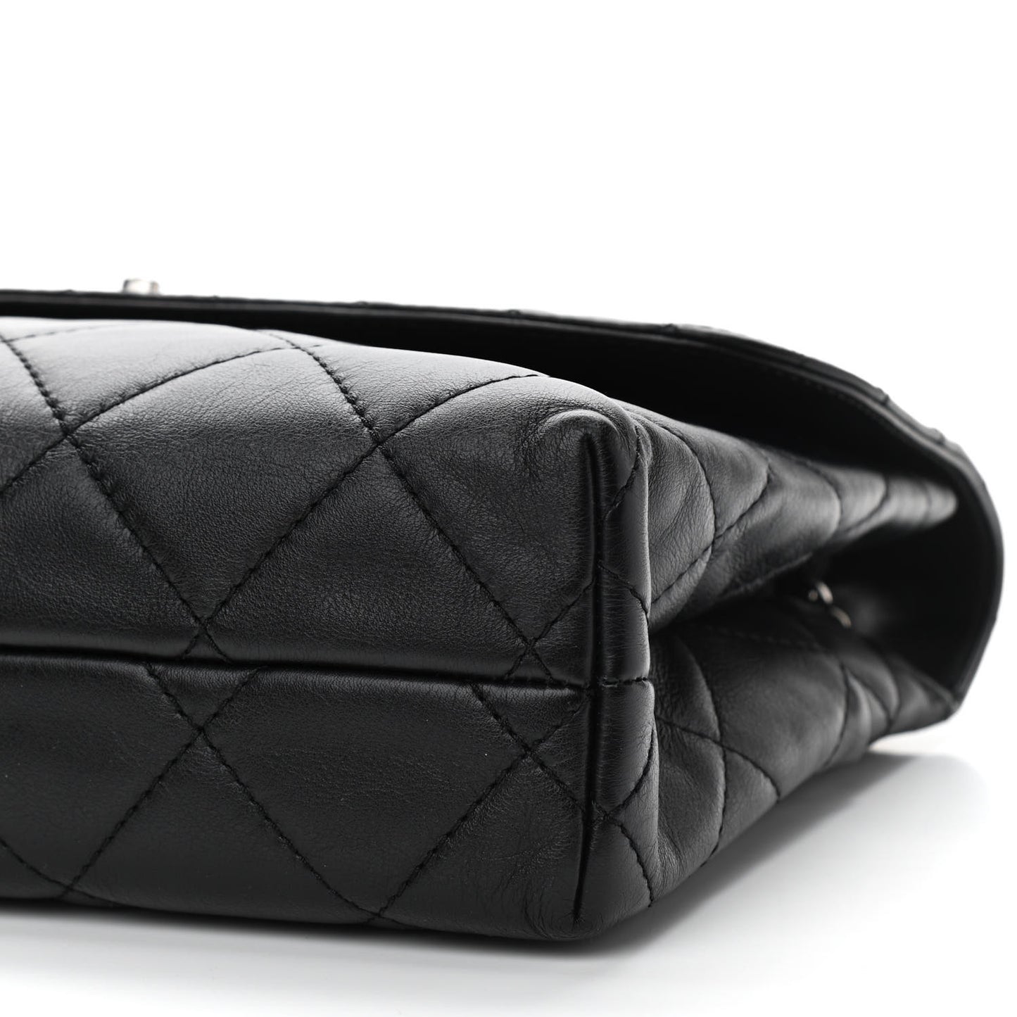 Calfskin Quilted In The Business Flap Bag Black