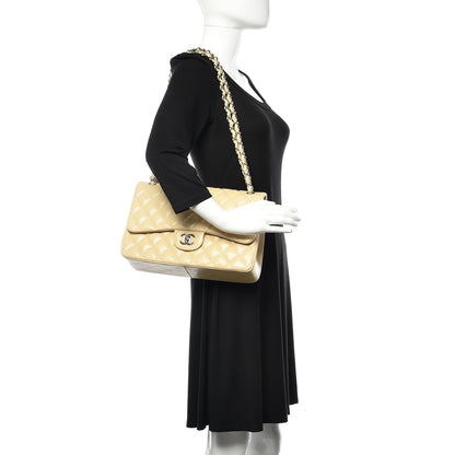 Chanel Caviar Quilted Jumbo Double Flap Beige Clair 2 of 12