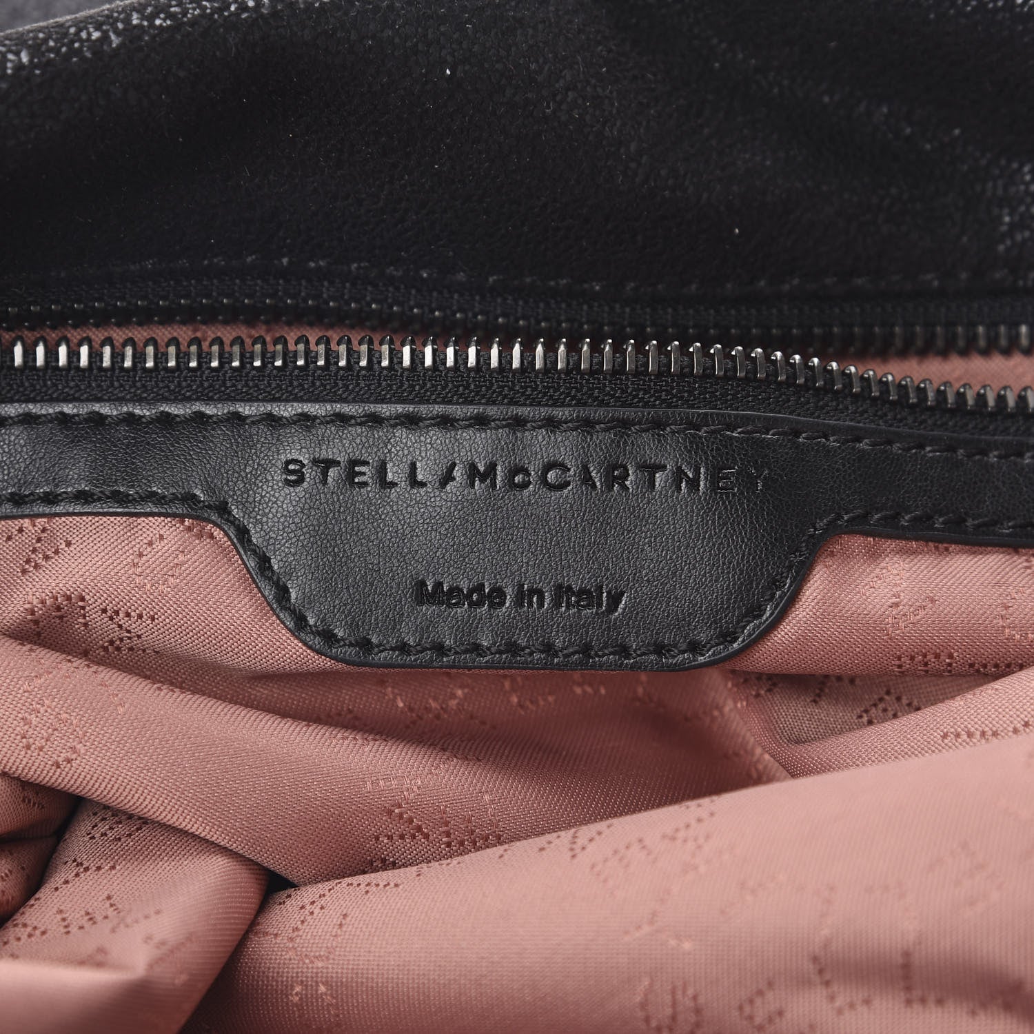 Stella McCartney Shaggy Deer Falabella Fold Over Tote Black 6 of 9