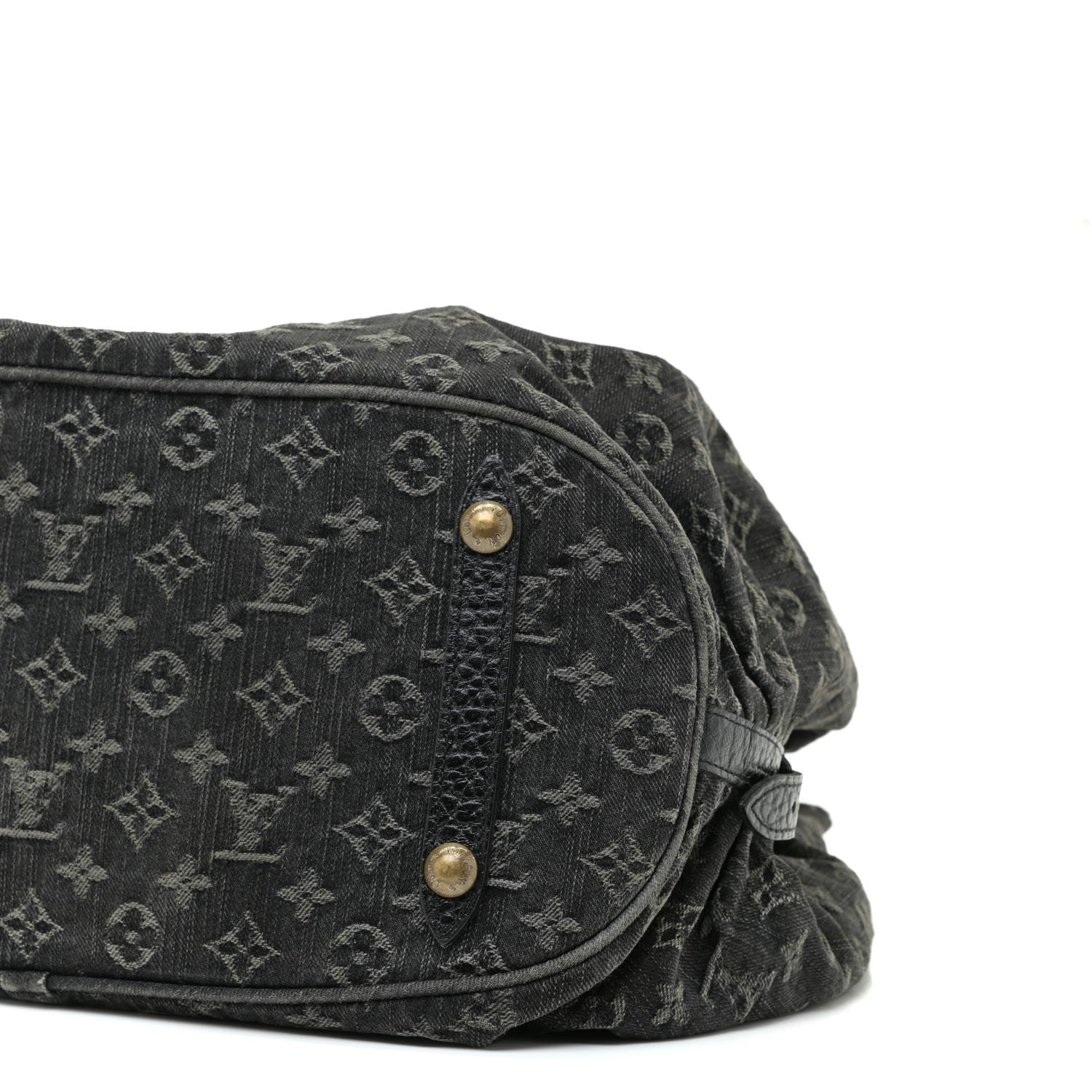 Louis Vuitton Denim Mahina XL Black 6 of 14