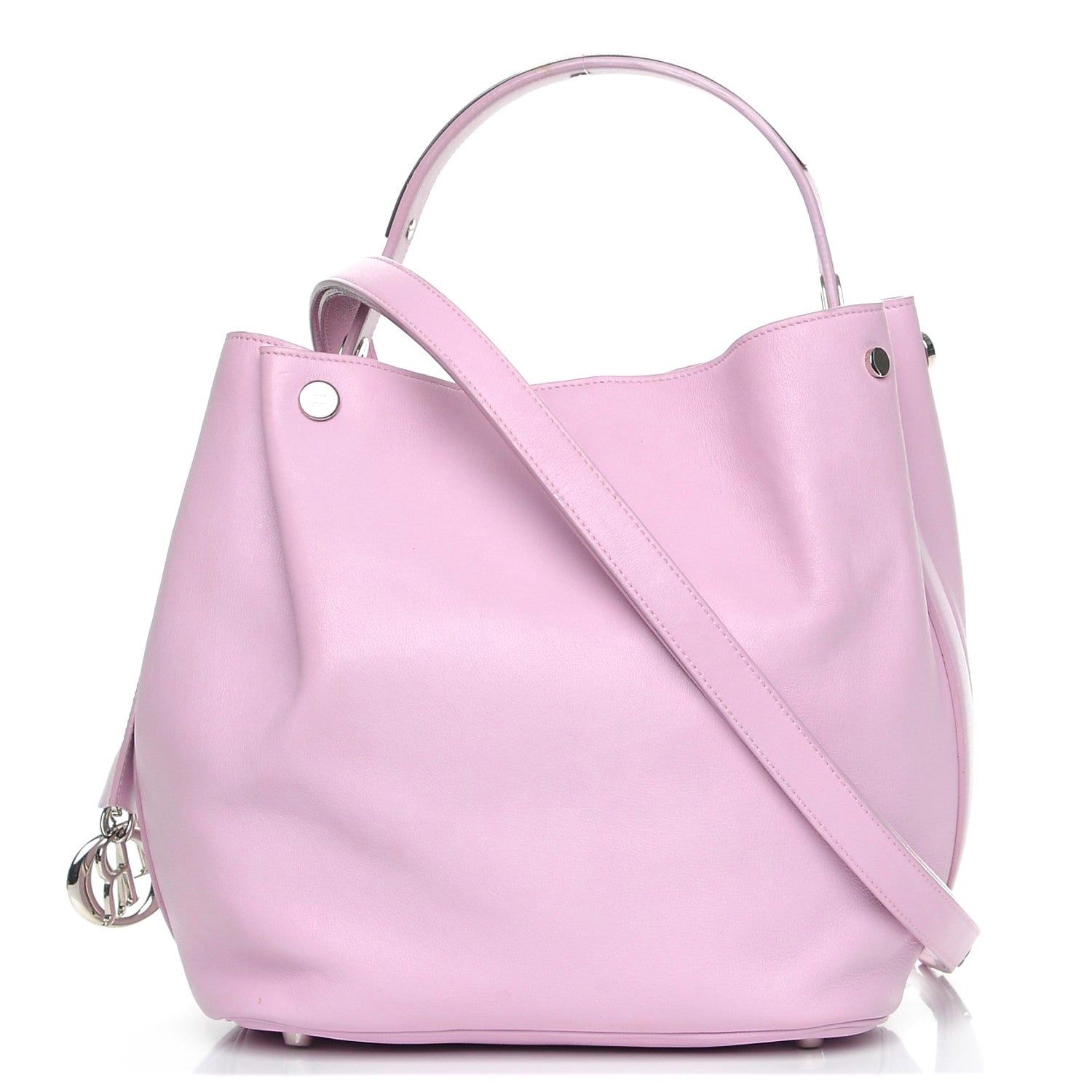 Christian Dior Calfskin Diorific Bucket Bag Pink 1 of 14