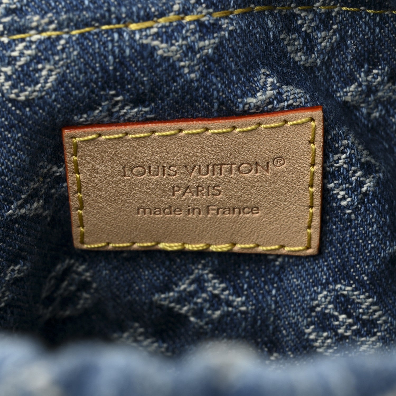Louis Vuitton Monogram Denim Nano Noe Blue 6 of 9