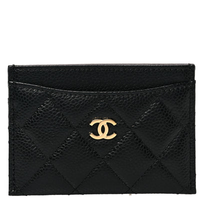 Chanel Caviar Quilted Card Holder Black 1 of 9
