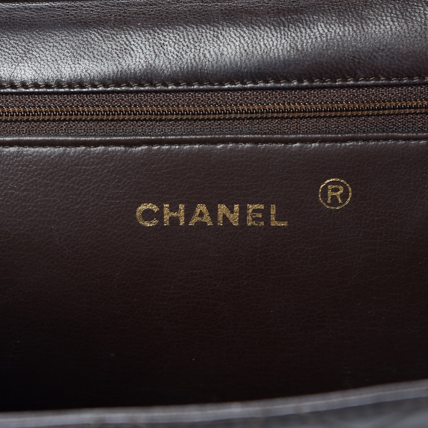 Chanel Lambskin Quilted Small Single Flap Brown 6 of 14