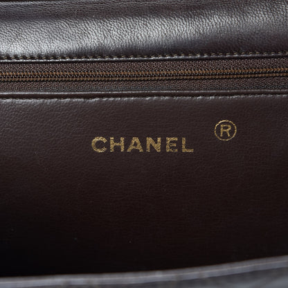 Chanel Lambskin Quilted Small Single Flap Brown 6 of 14