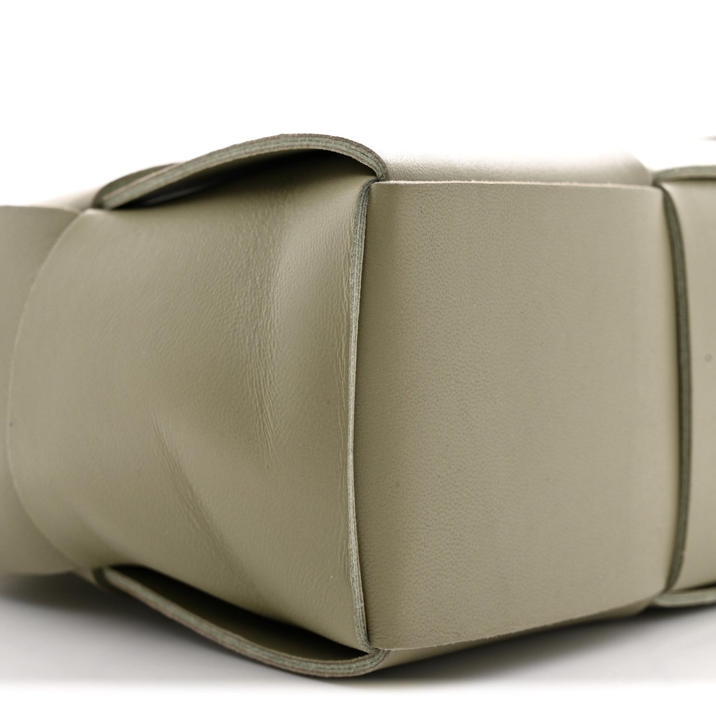 Grained Calfskin Maxi Intrecciato Mini Arco Tote Travertine