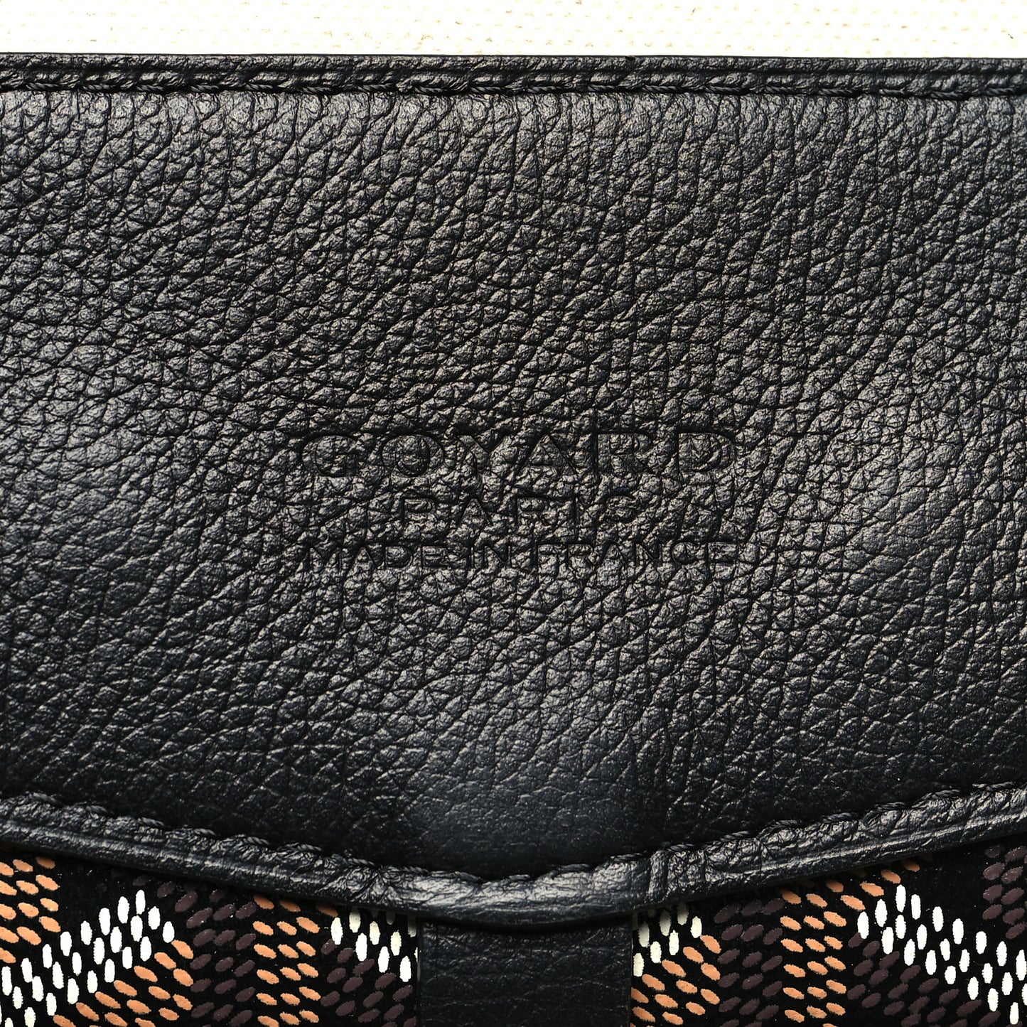 Goyardine Calfskin Cisalpin MM Backpack Black