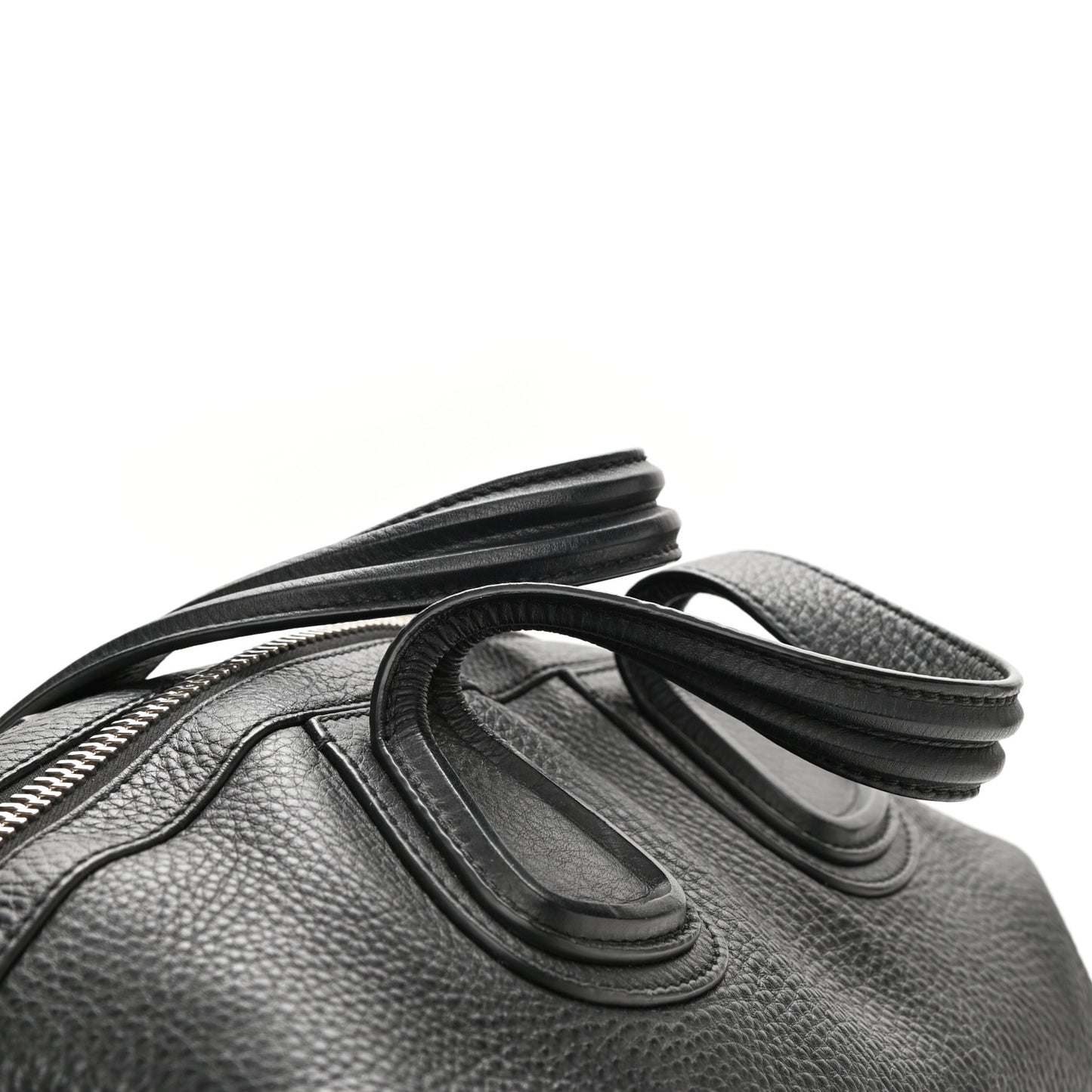 Pebbled Calfskin Small Nightingale Black
