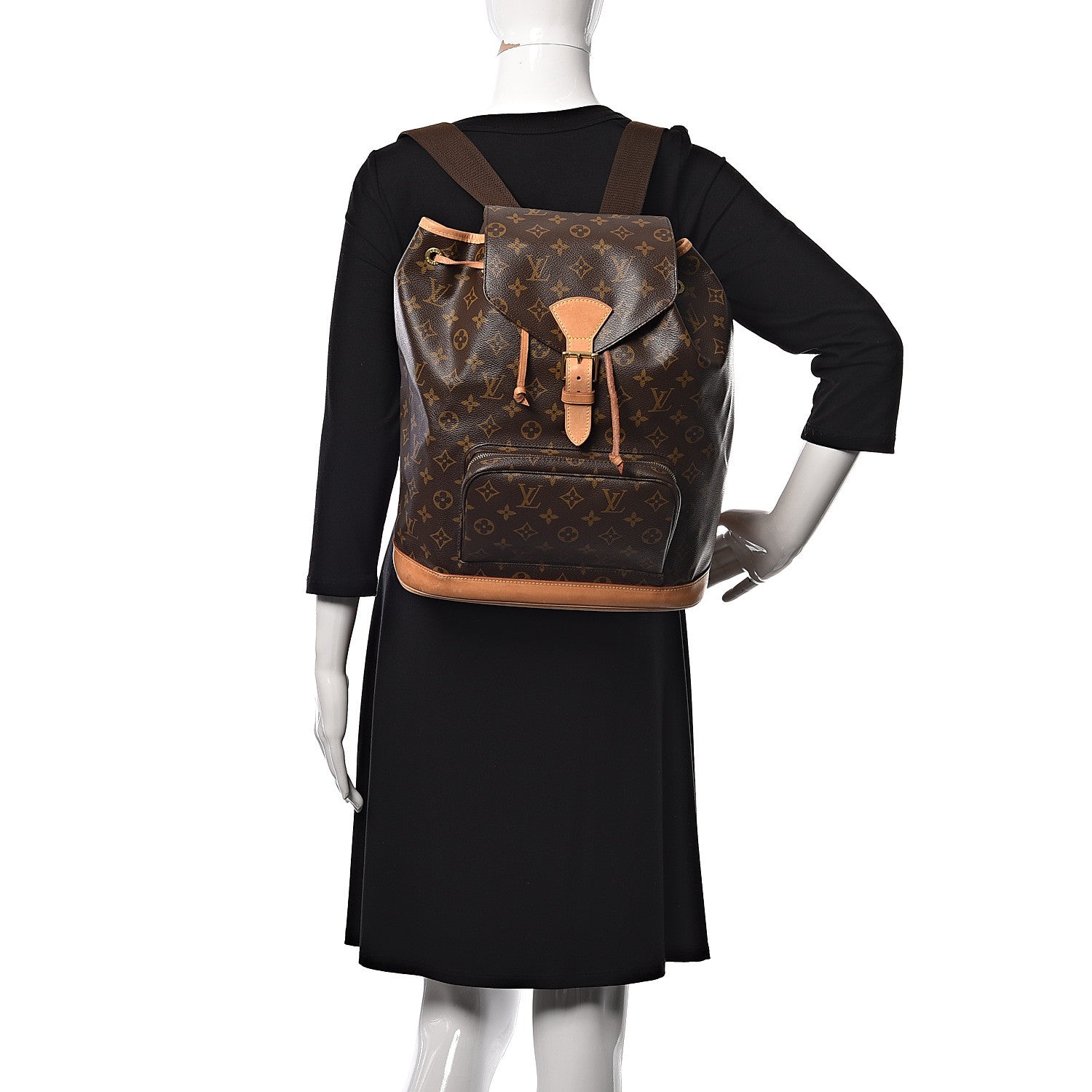 Louis Vuitton Monogram Montsouris GM Backpack 2 of 18