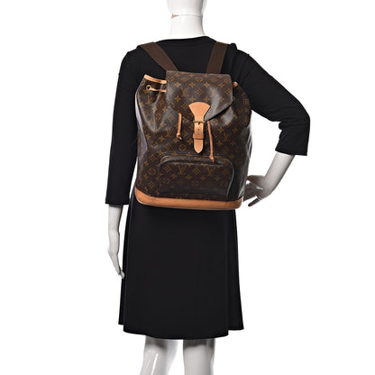 Louis Vuitton Monogram Montsouris GM Backpack 2 of 18