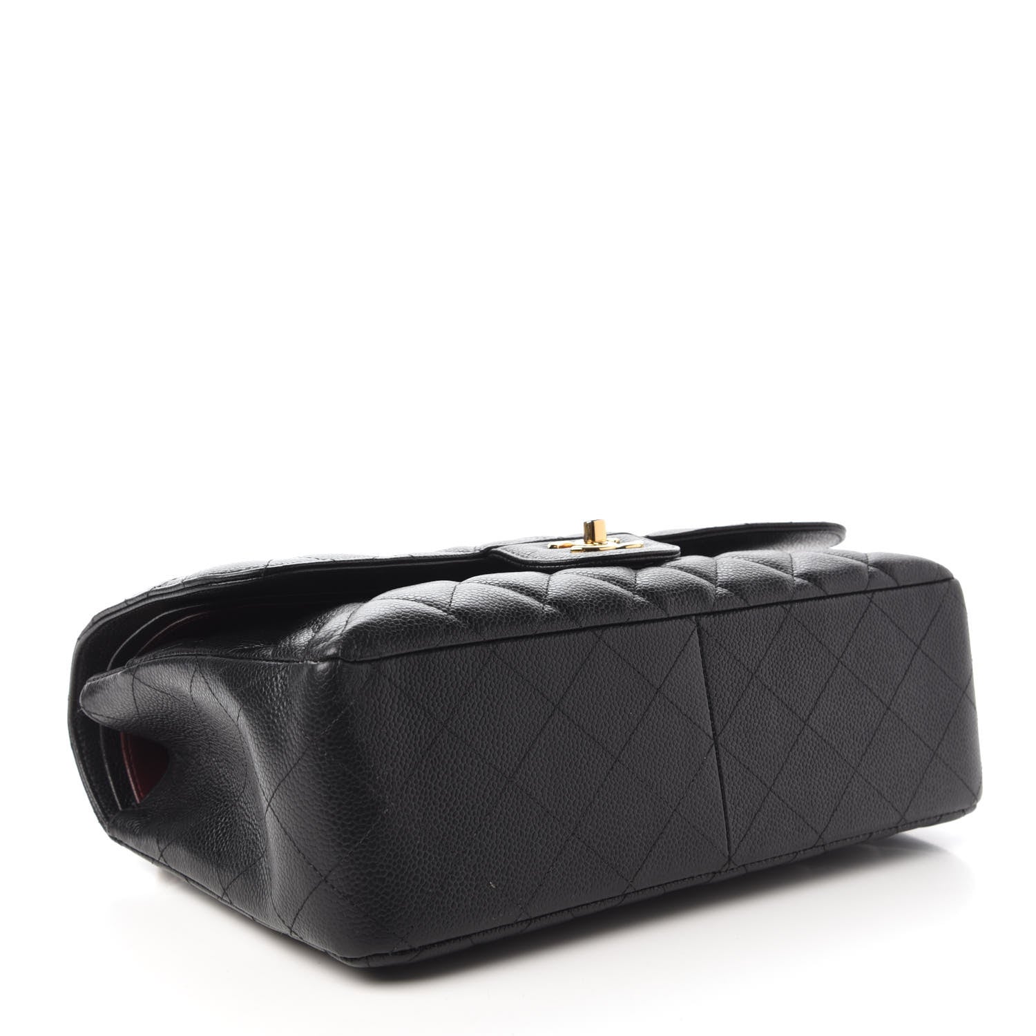 Chanel Caviar Quilted Jumbo Double Flap Black 4 of 10