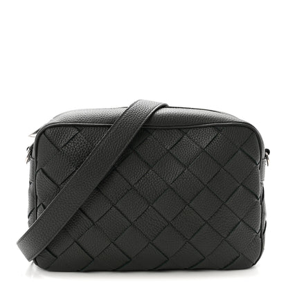 Bottega Veneta Grained Calfskin Intrecciato Medium Camera Bag Dark Green 1 of 9