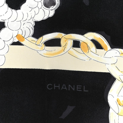 Chanel Silk CC Square Scarf Black 2 of 3