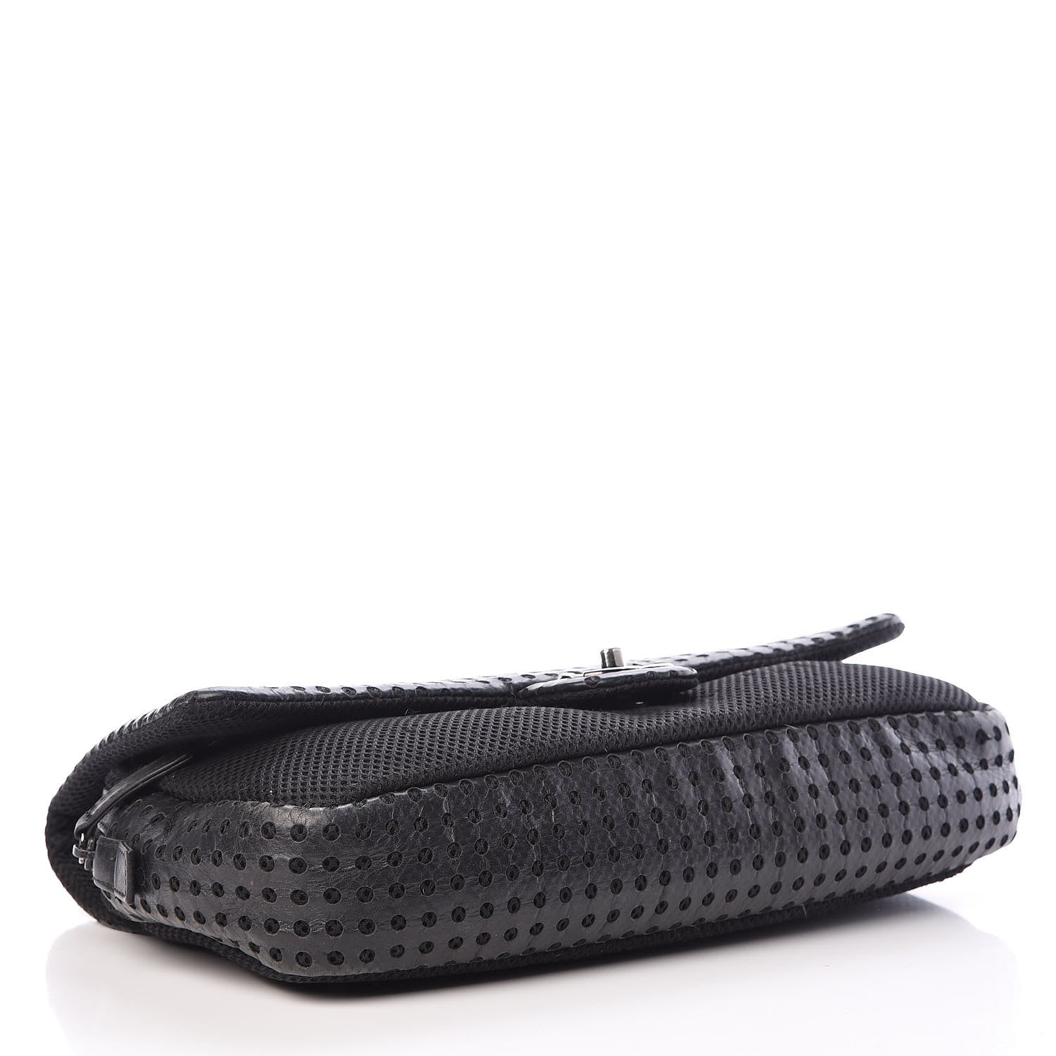Chanel Perforated Lambskin Jumbo Easy Flap Black 4 of 16