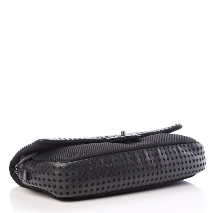 Chanel Perforated Lambskin Jumbo Easy Flap Black 4 of 16