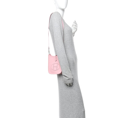 Hermes Taurillon Clemence Evelyne TPM Rose Sakura 2 of 11