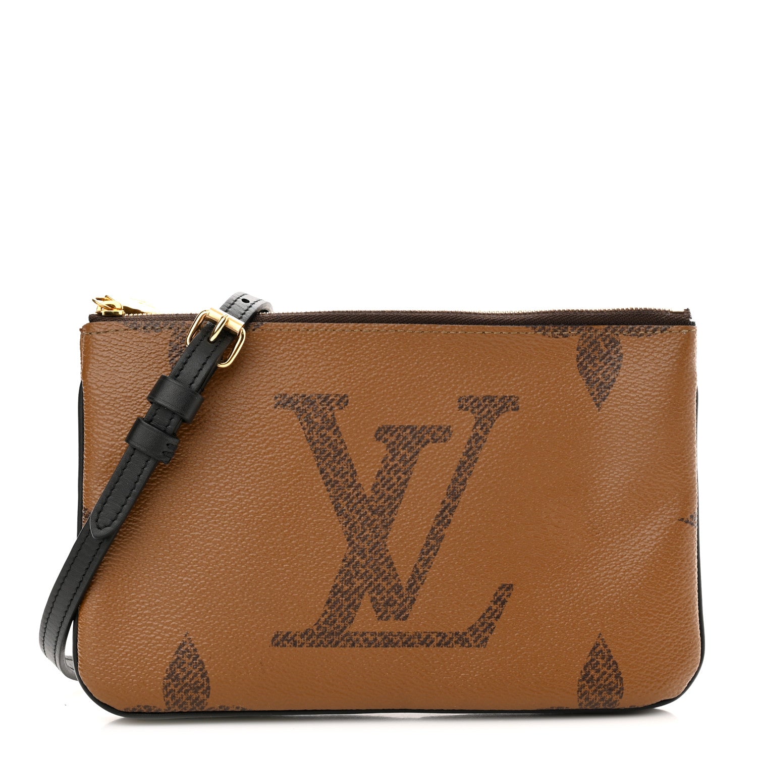 Louis Vuitton Reverse Monogram Giant Double Zip Pochette 1 of 10