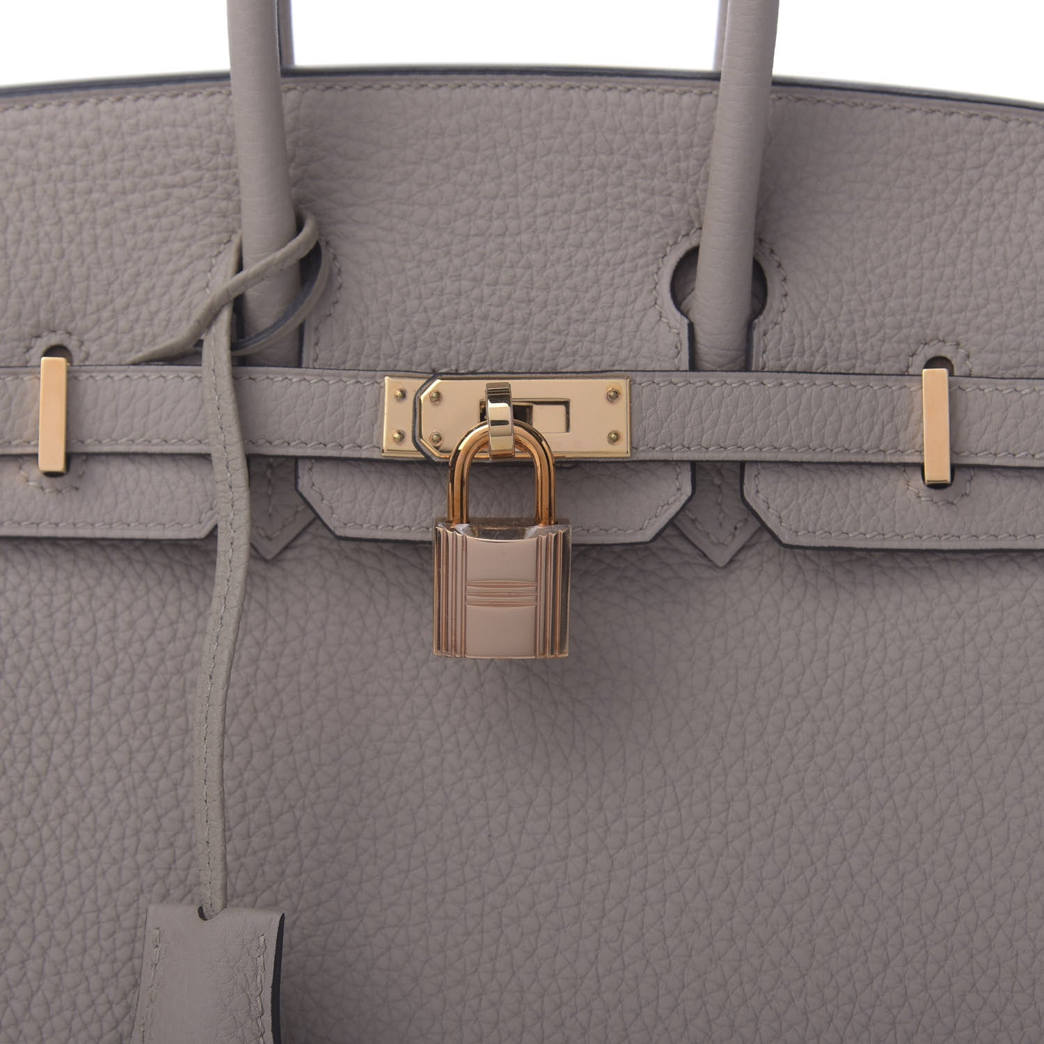 Hermes Togo Birkin 25 Gris Tourterelle 10 of 11