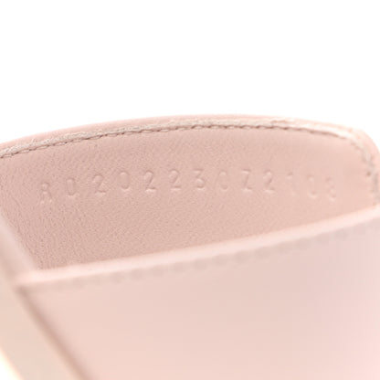 Hermes Box Calfskin Oran Sandals 39 Rose Pale 8 of 9