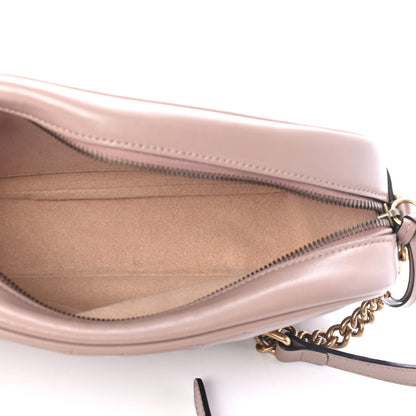 Gucci Calfskin Matelasse Small GG Marmont Chain Shoulder Bag Porcelain Rose 4 of 4