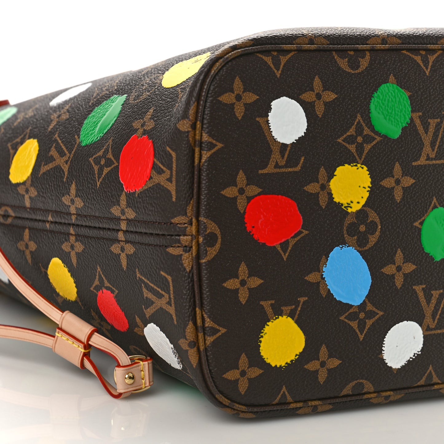LV X YK Monogram Dots Neverfull MM