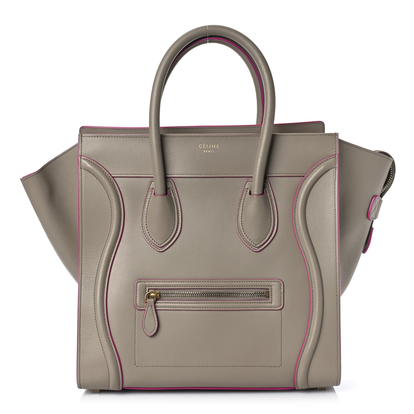 Smooth Calfskin Mini Luggage Beige