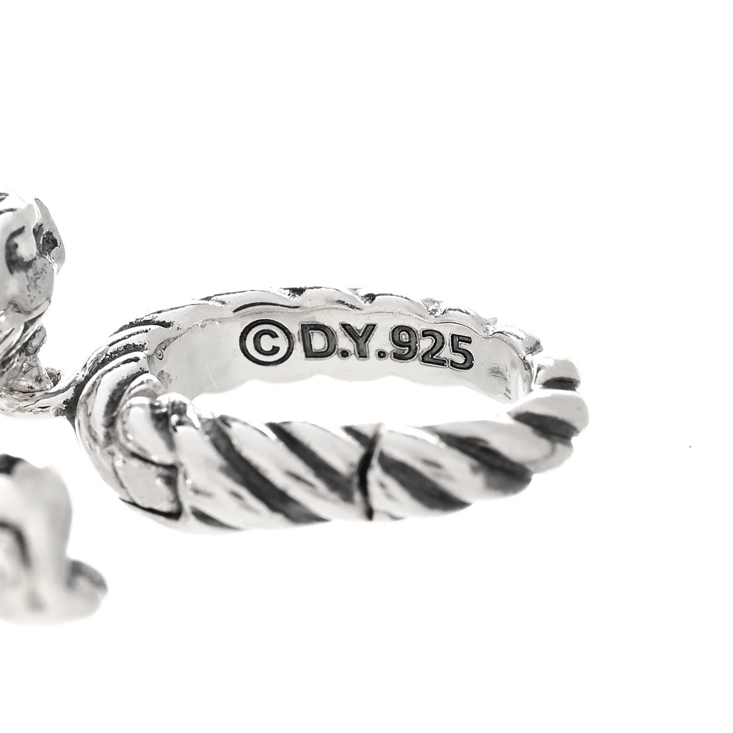 David Yurman Sterling Silver Turtle Enhancer Pendant 5 of 5