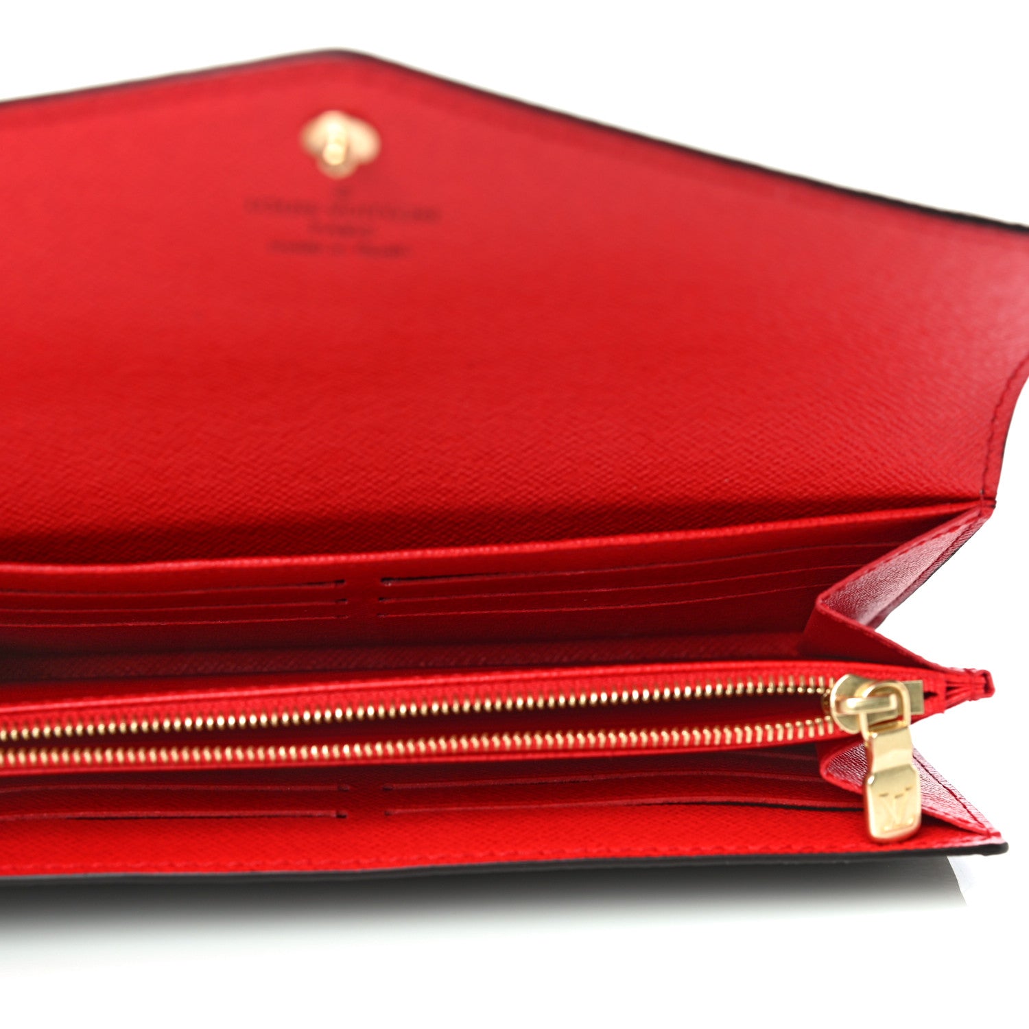 Louis Vuitton Monogram Sarah Wallet NM Coquelicot 5 of 9