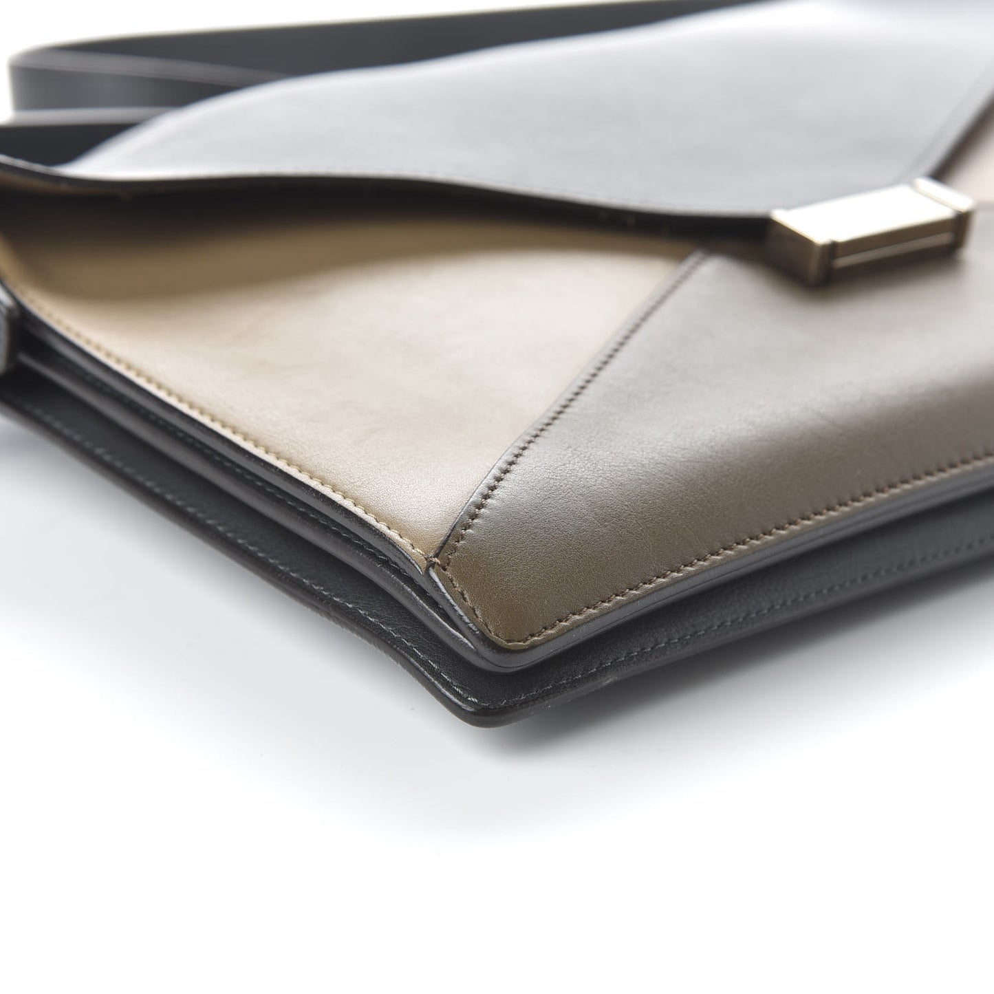 Smooth Calfskin Medium Tri-Color Diamond Shoulder Bag