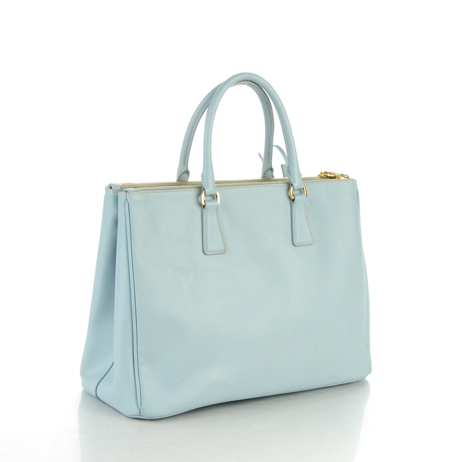 Prada Saffiano Large Galleria Double Zip Tote Astrale 3 of 8