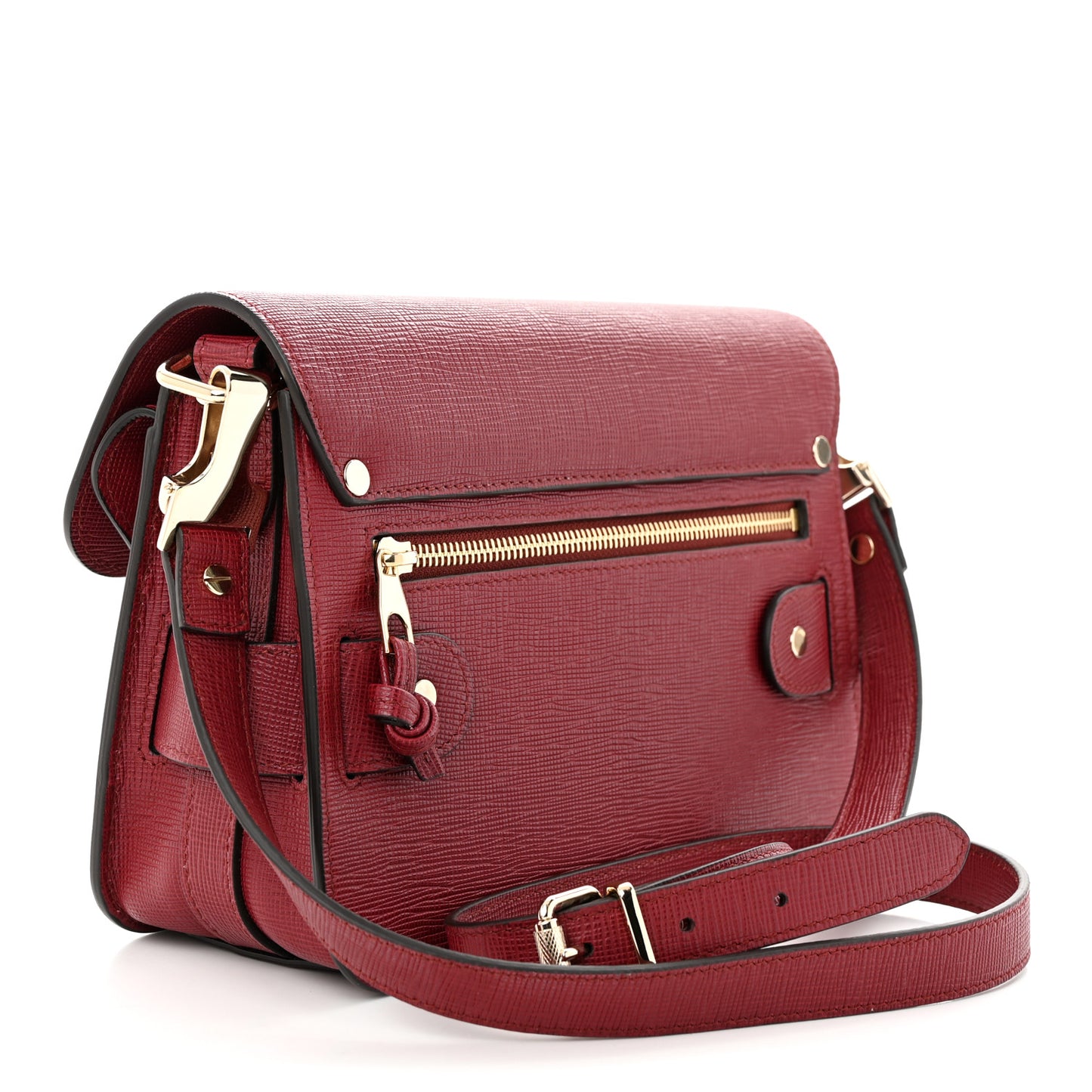 New Linosa Mini PS11 Classic Shoulder Bag Flame Red